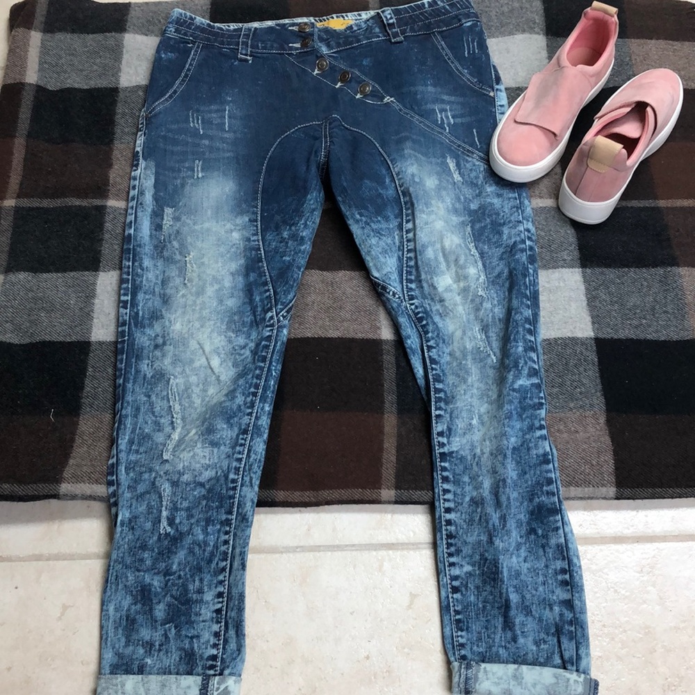 1829 stylish Skinny/slim  jeans button fly